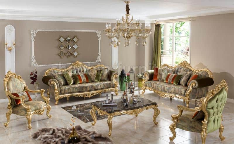 قیمت خرید مبل سلطنتی 9 نفره عمده به صرفه و ارزان